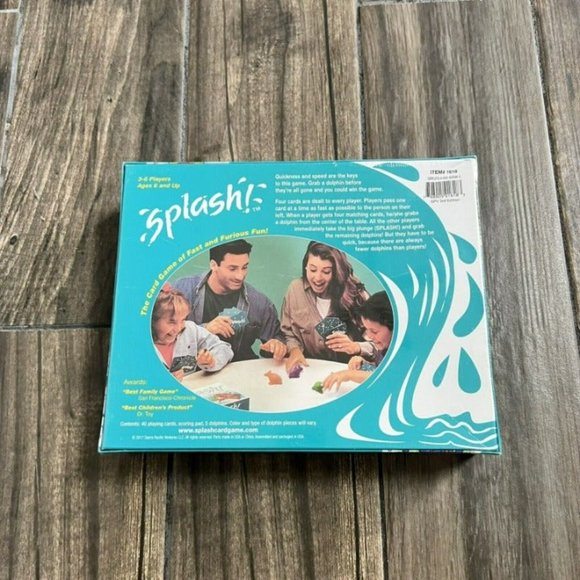 Splash! The Card Game of Fast Action and Fast Fun Ages 5+ - - Picture 2 of 2